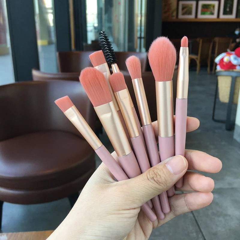 Description Picture 6 of item8 Pcs Mini Soft Makeup Brushes Set Eye Shadow Foundation Powder Eyelash Concealer Blush Make Up Brush Beauty Makeup Tool Hot New