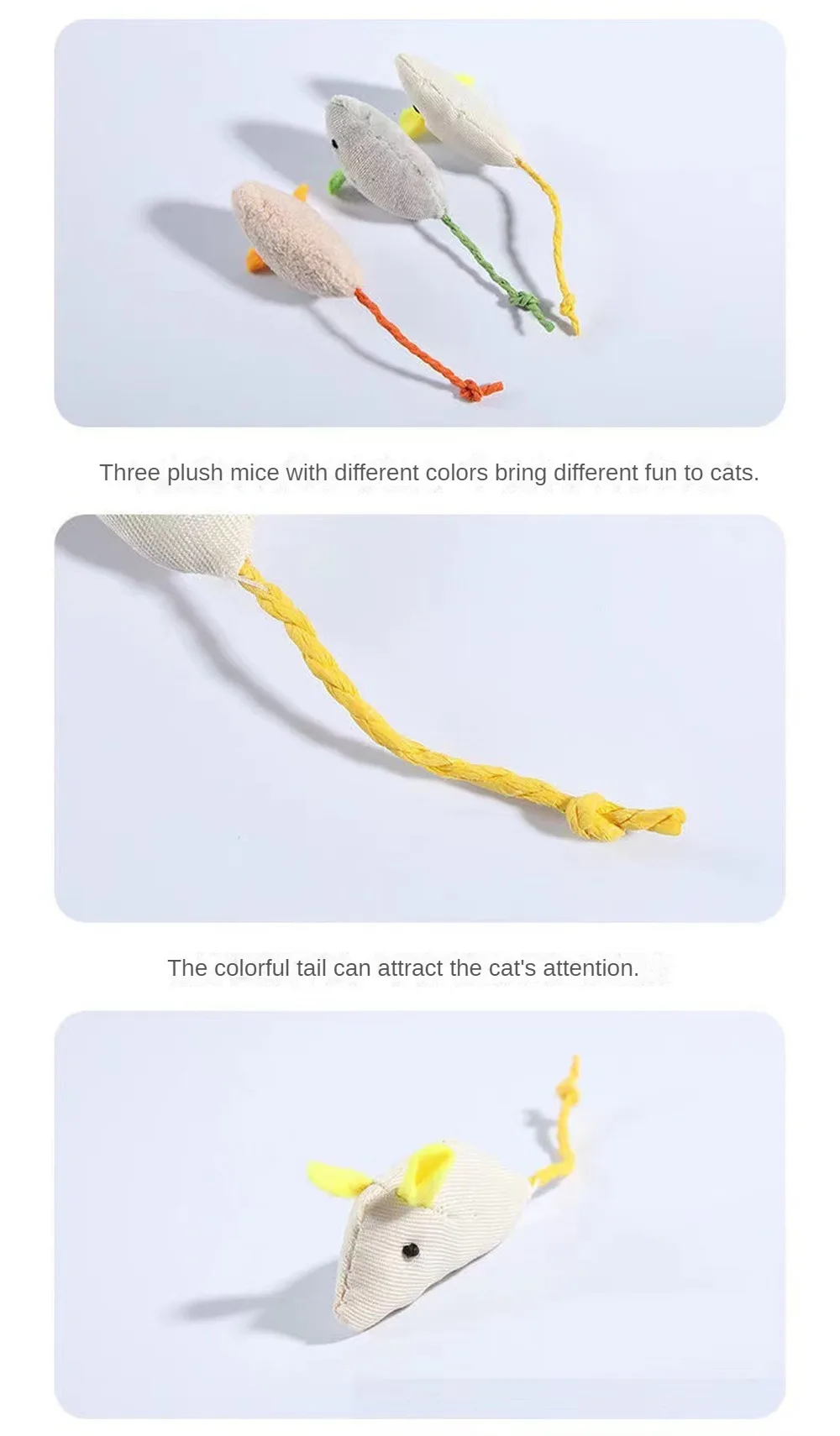 Kitten Toy Cute Modeling Creative Home Accessories Mouse Toy Interactive New Pet Supplies Cat Toy Bite Resistance Pet Products