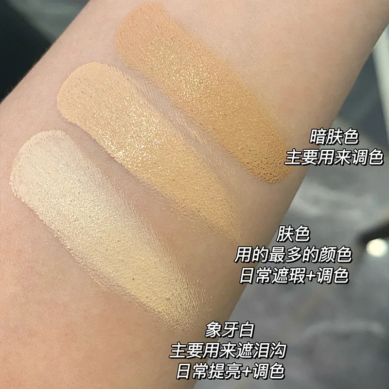 Description Picture 5 of item3 Colors Matte Liquid Concealer Waterproof Long Wear Full Cover Acne Spot Natural Face Base Makeup Matte Foundation Cosmetic