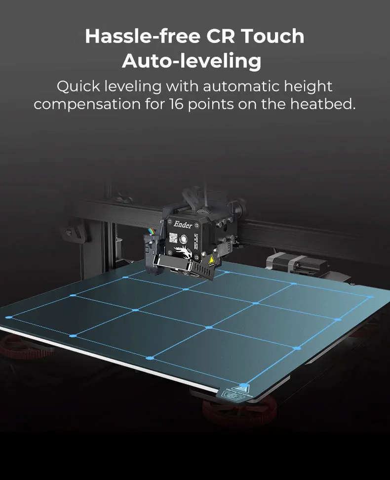 Description Picture 4 of itemEnder 3S1/Ender 3 S1 PRO/Ender 3S1 PLUS Creality 3D Printer Sprite Dual-Gear Direct Extruder 4.3-inch 32Bit Silent