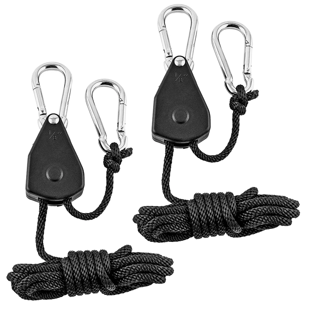 Description Picture 6 of item8/4/2/1pcs Pulley Ratchets Kayak and Canoe Boat Bow Stern Rope Lock Tie Down Strap 2M/4M/5M Heavy Duty Adjustable Rope Hanger