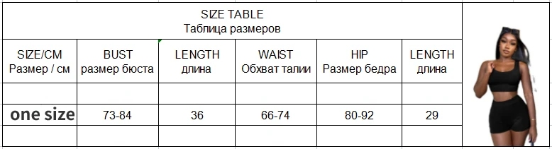 Description Picture 2 of itemBlack Short Sets Womens Outfits Spring Summer Sleeveless Tank Tops Hip Lift Shorts Sportswear Two Piece Sets Fashion Streetwear