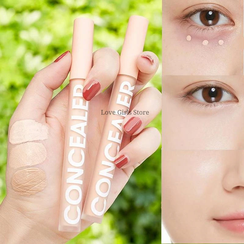 Eyes Face Concealer Liquid Cover Dark Circles Acne Natural Make up Effect Anti cernes Base Foundation Cream Makeup Cosmetics