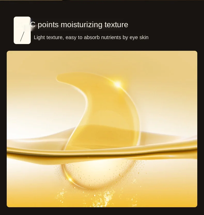 Description Picture 2 of item60pcs Hyaluronic Acid Repair Eye Patches Remove Dark Circles Moisturizing Mask Crystal Collagen Gel Skin Care