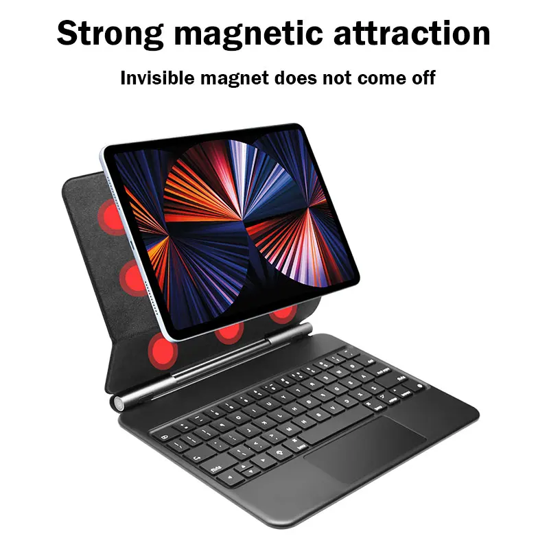 Description Picture 2 of itemMagic Magnetic Keyboard for iPad Pro 12.9 M2 2022 for iPad Pro 11 2022 10th English,German