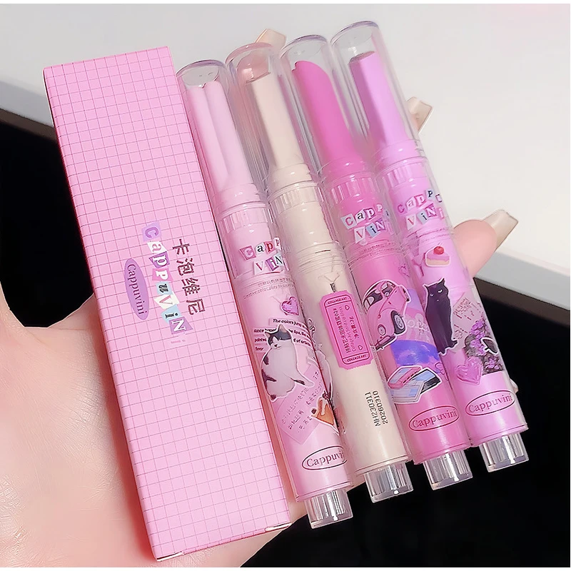 Jelly Lip Glaze Mirror Water Lipstick Pen Moisturizing Lip Plumper Long-lasting Non-stick Cup Waterproof Lips Makeup Cosmetics