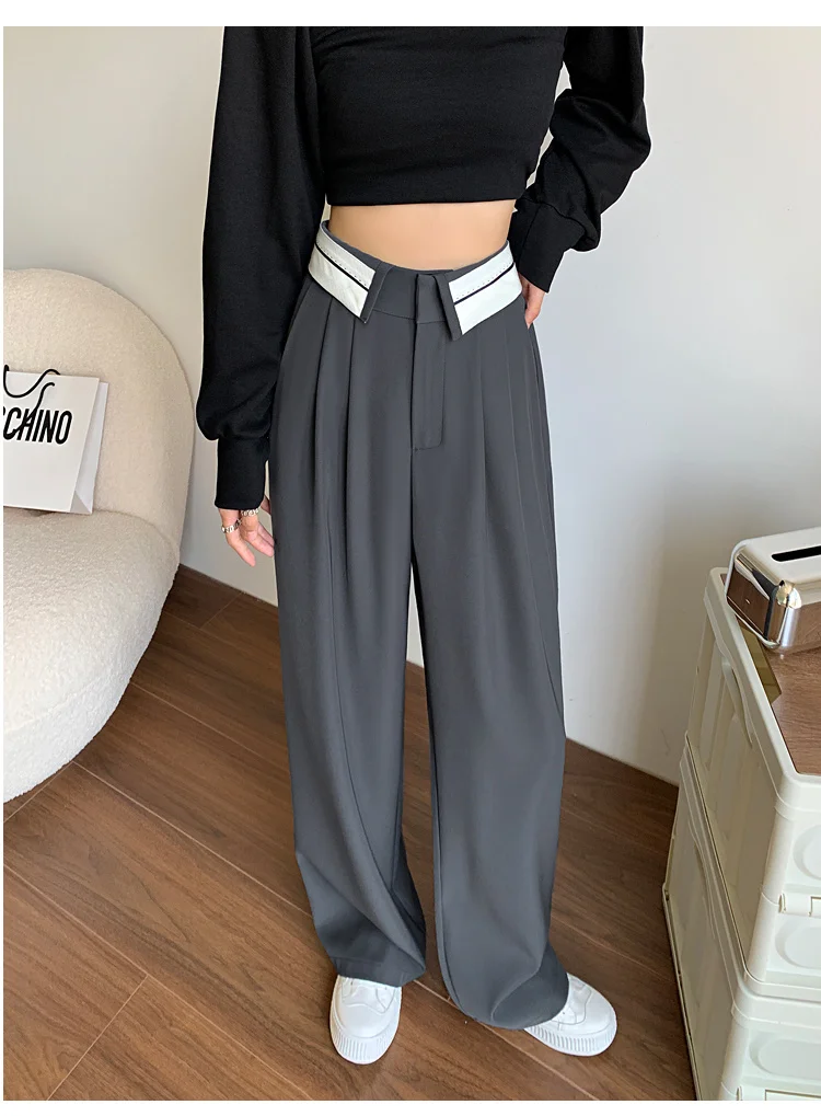 Description Picture 6 of itemWomen's Cargo Pants Women Korean Streetwear Y2k Harajuku Baggy Pants Woman Women's Clothing Korea Stylish High Waist Jeans