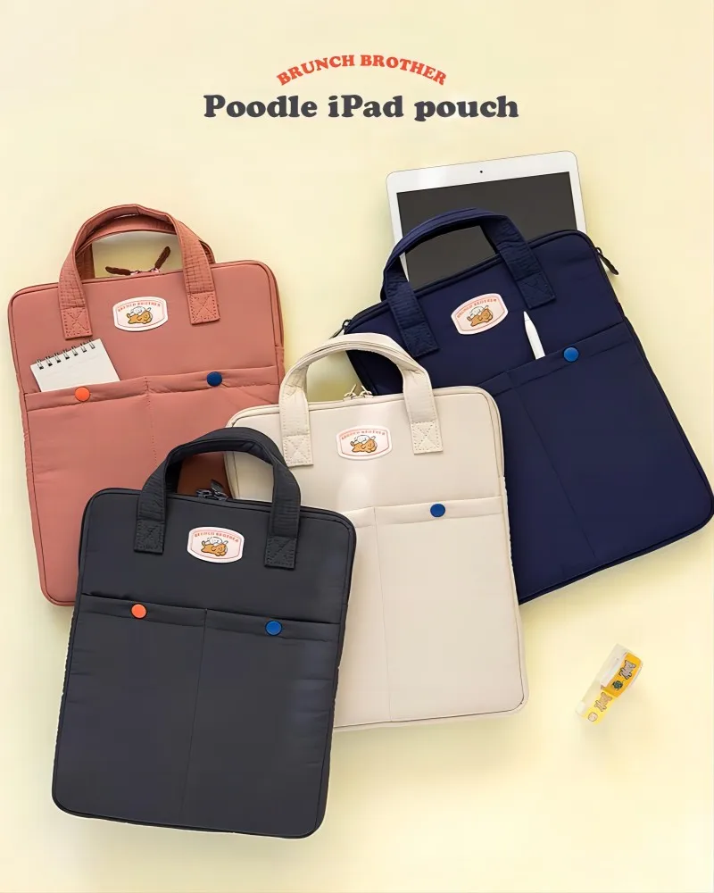 Ins Simple Tablet Computer Laptop Case For Macbook Air M2 13.6 Pro14 Ipad Pro11 Iconic Brand Iconic Brand13.3Inch Portable Sleeve Pouch Bag
