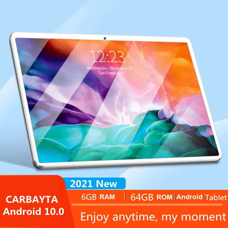 MX107 Tablets 10 Inch Tablet Android 10.0 6GB RAM 64GB ROM 4G LTE 5G WiFi Bluetooth GPS 6000mAh Battery Type C Tablets PC