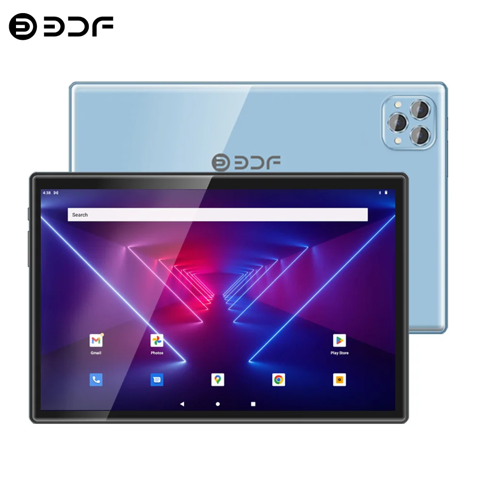 BDF Pro 5G New 10.1 Inch Octa Core Android 12 Tablet 8GB RAM 512GB ROM 3G 4G LTE Dual SIM Dual 5G WiFi AI Speed-up Tablets