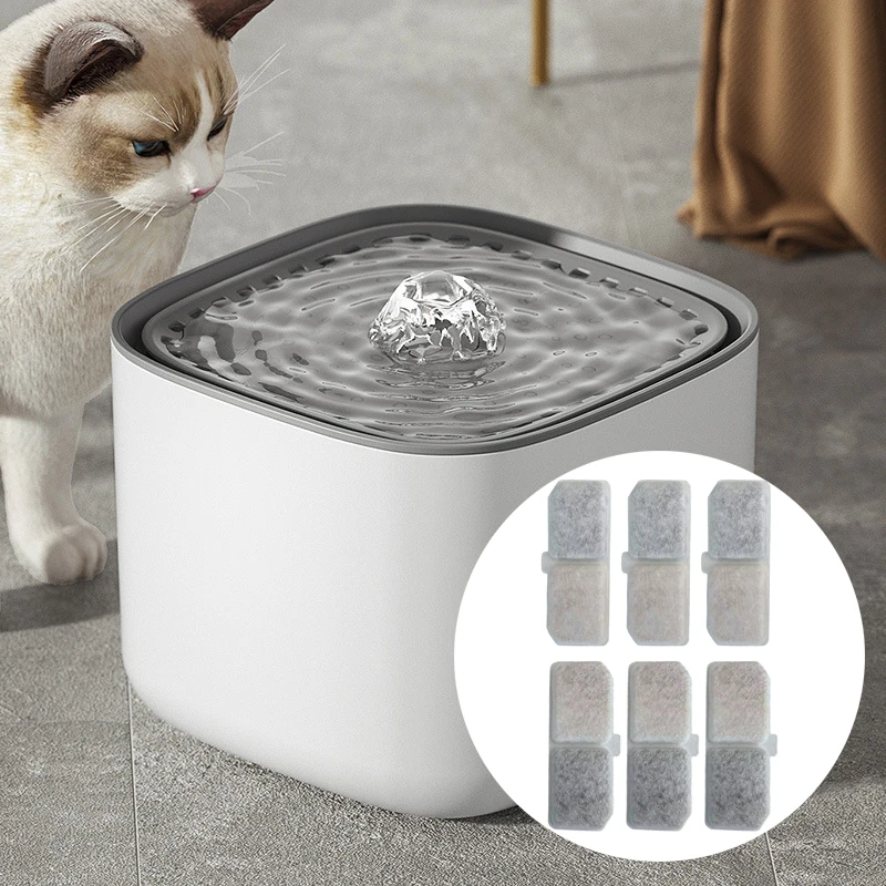 Description Picture 2 of item10pcs Cat Water Fountain Filter Replacement Filters Pet Cats Water Drinking Dispenser filter supplies