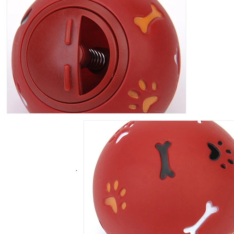 Description Picture 5 of itemNew Pet Toy Bite Puzzle Dog Leaking Food Ball Large Trumpet Milky Gelatin Gel Feeder