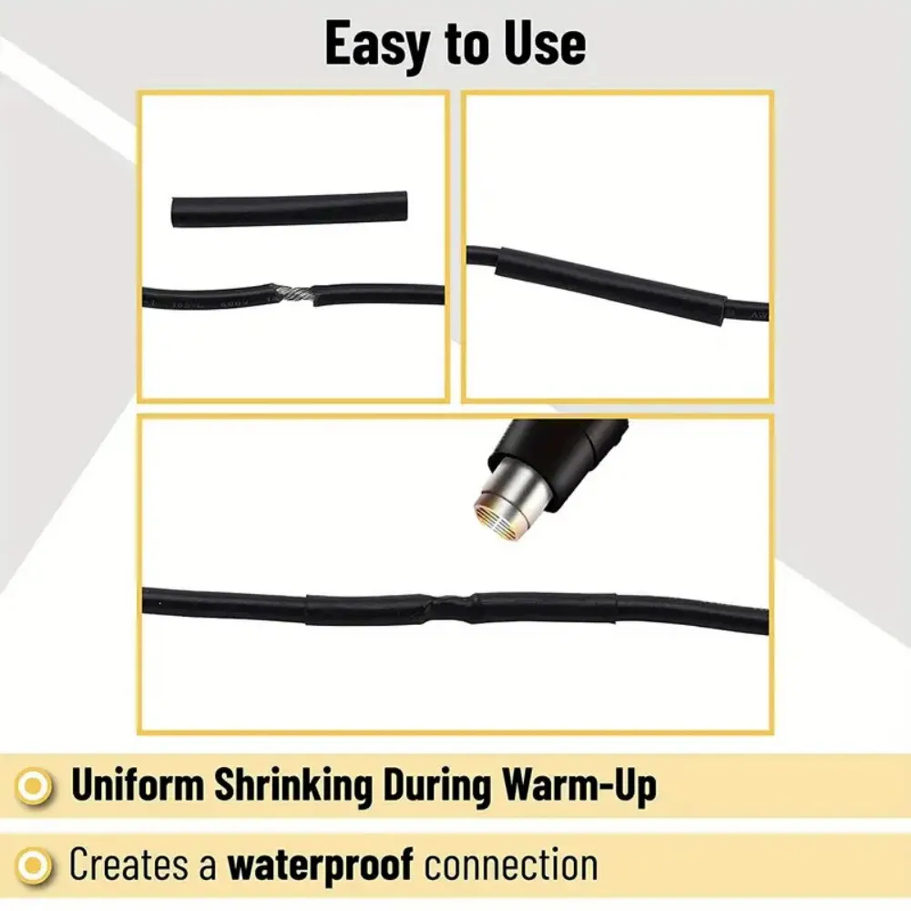 Description Picture 4 of item300W Heat Gun Set And 328pcs Heat Shrink Tubing Tube Wrap Wire Cable Insulated Sleeving Tubing Set For Embossing Shrink Wrappin