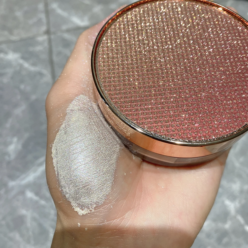 Description Picture 3 of itemNo Logo Highlighter Dust Powder sparkle Glitter Diamond Powder Shimmer Makeup for Face Body Highlight 15g Private label