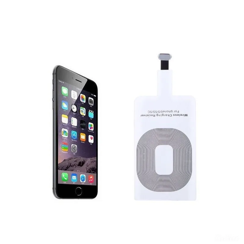 For iPhone 6 6S 6plus 7 7plus 5 5S 5C Wireless Charger Receiver Patch Module QI Standard Wireless Receiving Charging Patch
