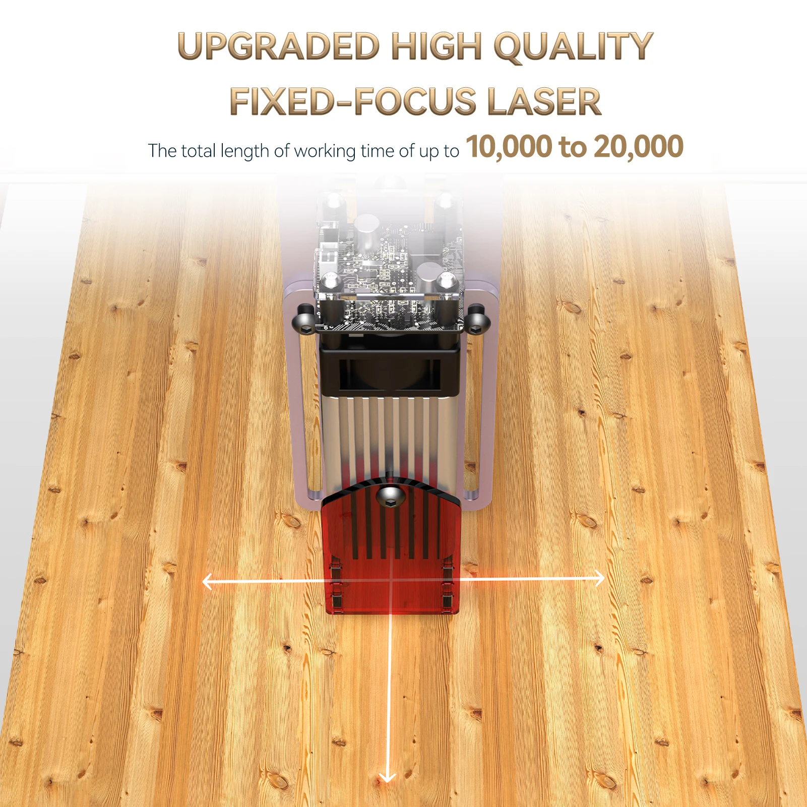 Description Picture 4 of itemATOMSTACK A5 Pro+ 40W Laser Engraver CNC Desktop DIY  Laser Engraving Cutting Machine with 410x400 Engraving Area