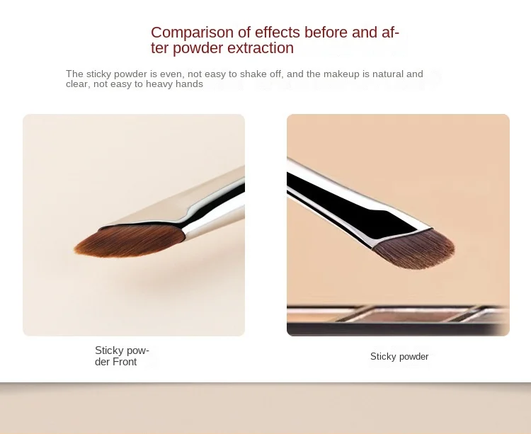 Description Picture 5 of itemEyeliner Brush Nose Shadow Repair Eye Shadow Concealer Foundation Makeup Brush Ultra Thin Fine Oblique Angle Eyebrow Brush