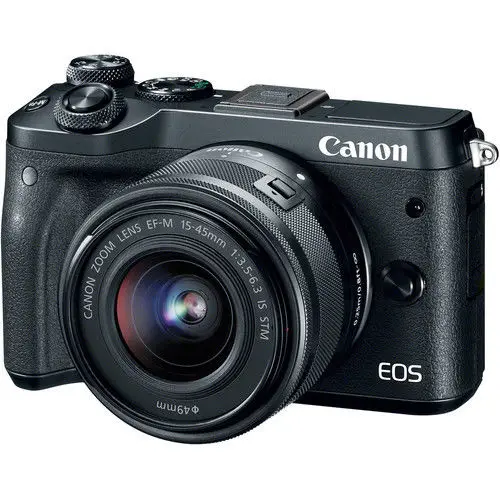 Iconic Brand M6 Digital Camera EF-M15-45 IS STM Lens Kit For Iconic Brand EOS M6  Mirrorless Digital Camera