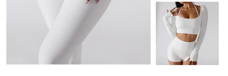 Description Picture 6 of itemSeamless Women High Waist Yoga Shorts Gym Fitness Solid Color Push Up Tight Running Yoga Pants Quick Dry Training Sporty Clothes