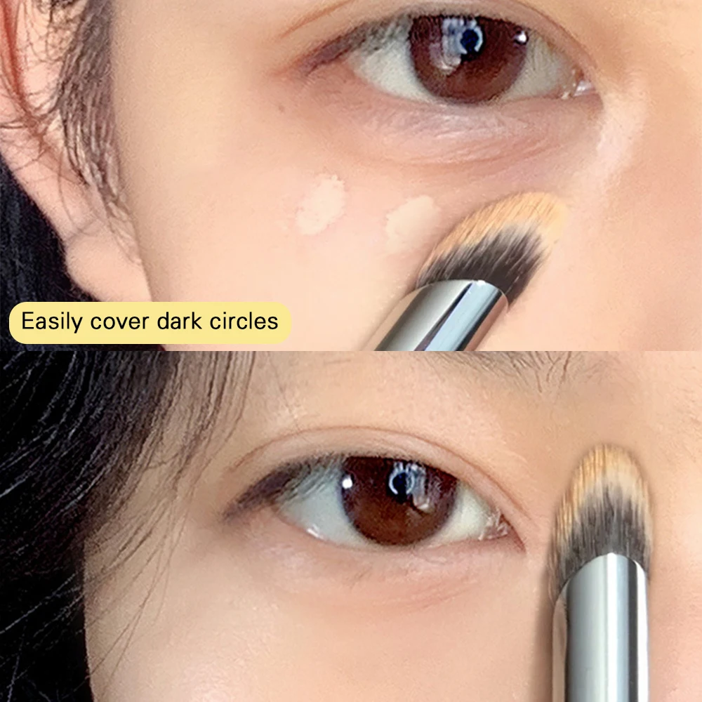 Professional Makeup Brushes Finger Belly Head Cover Dark Circles Foundation Concealer Brush Cosmetic Face Detail Beauty Tools