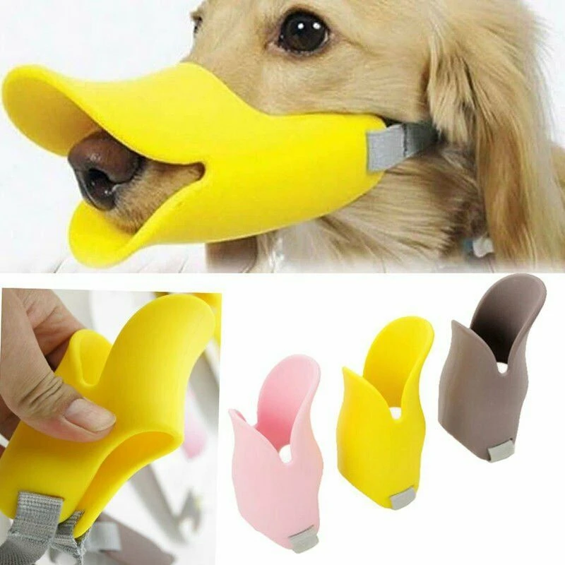 Description Picture 2 of itemMuzzle Adjustable - Lip Duckbill Novelty Anti Bite Dog Silicone Duck Bill Design