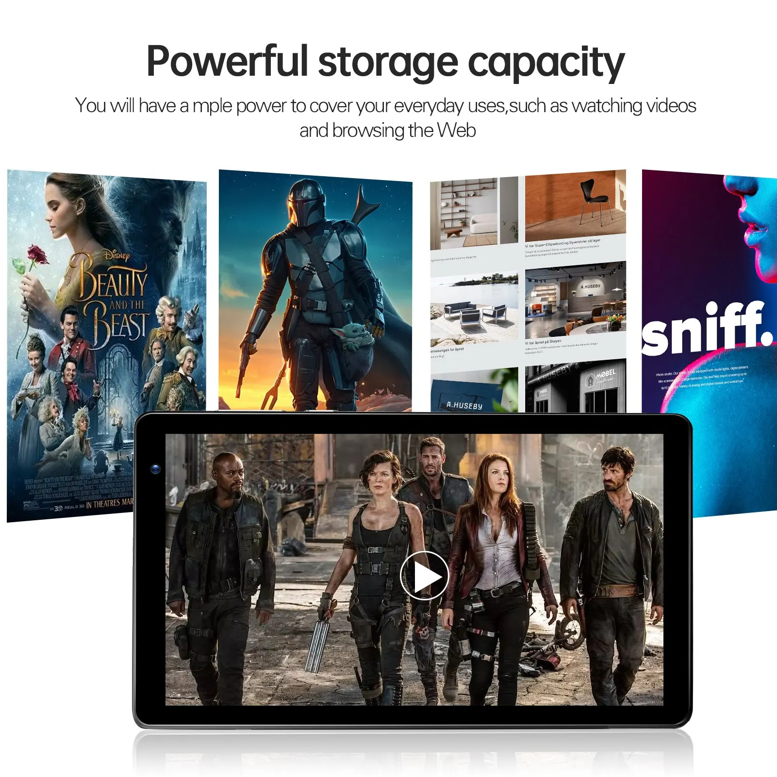 Description Picture 6 of itemPRITOM 7 Inch Tablet PC 32 GB Android 11 with Quad Core Processor HD IPS Display Dual Camera WiFi with PU Protective Case