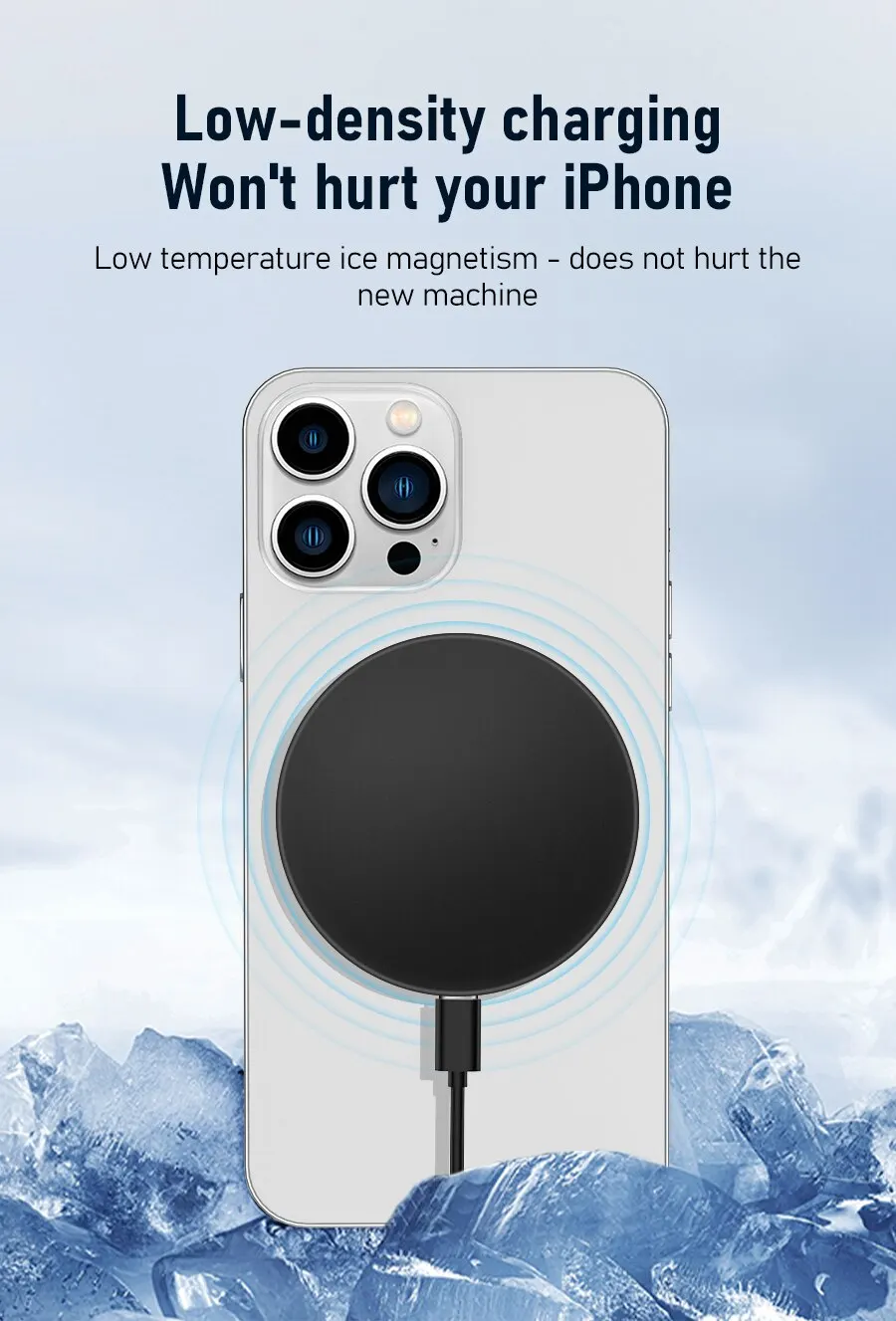 Description Picture 3 of item30W Magnetic Wireless Charger Pad Stand for iPhone 14 13 12 Pro Max 11 Airpods Macsafe Phone Chargers Fast Charging Dock Station