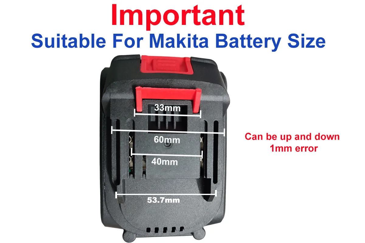 Description Picture 2 of itemWOYOFADA Electric Rivet Gun 2.4mm-4.8mm Rivet Nut Gun Cordless Riveting Tool Insert Nut Pull Rivet Tool For Makita 18V Battery