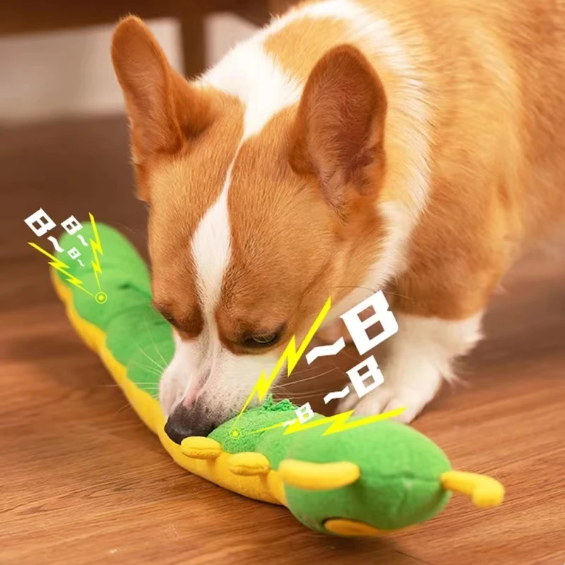 Description Picture 3 of itemPet Squeaky Toys Dog Soft Plush Puppy Sound Dog Chew Toys Animals Shape Molar Teeth Clean Duck for Medium Large  Pets Supplies