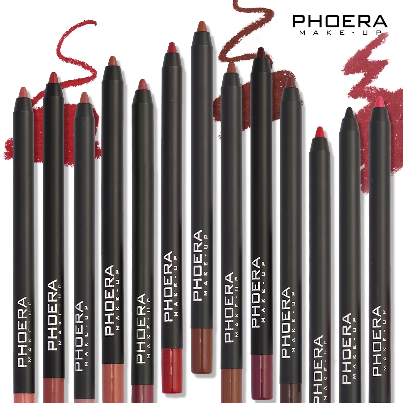 Description Picture 4 of item12 Colors Matte Lip Liner Pencil Sexy Red Contour Tint Lipstick Pen Lasting Non-stick Cup Lipsticks Moisturising Lips Cosmetics