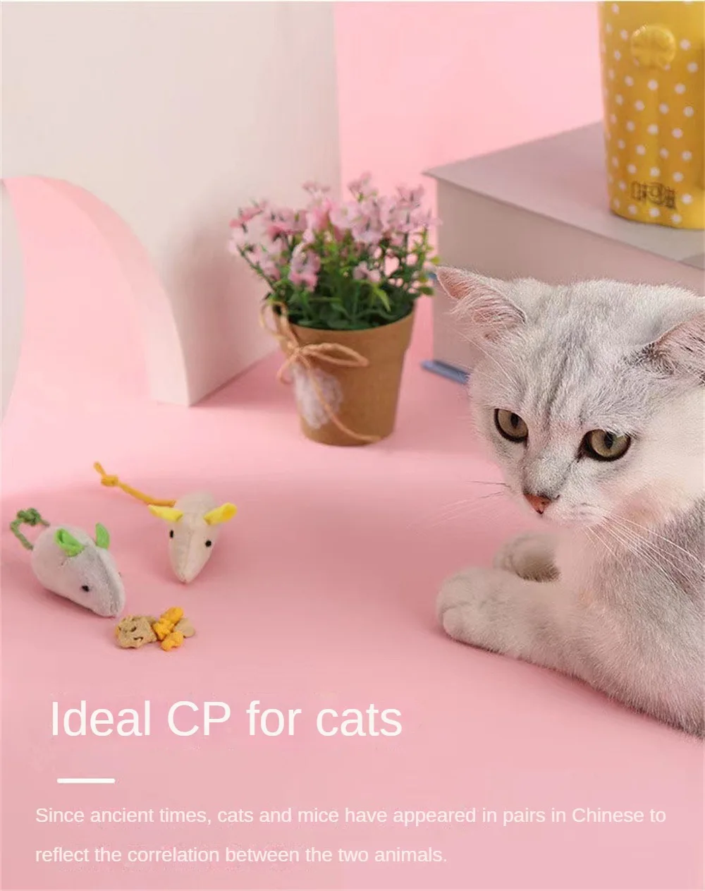Kitten Toy Cute Modeling Creative Home Accessories Mouse Toy Interactive New Pet Supplies Cat Toy Bite Resistance Pet Products