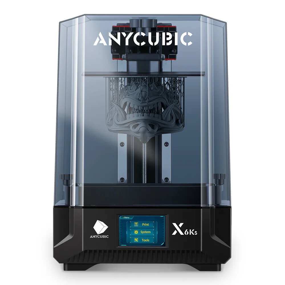 Anycubic 9.1 inch Photon Mono X 6Ks 3D printer Handheld Desktop Grade Household 4.76L Build Volume Printing Size 200x196x122mm