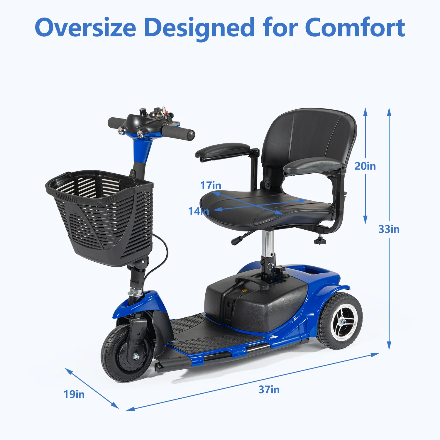 3 Wheel Blue