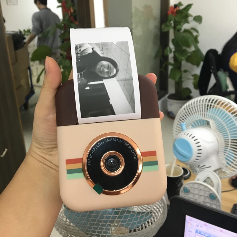 Children Camera Instant Print Camera For Kids 1080P Digital Camera With Thermal Photo Papers Child Toy Camera For Birthday Gifts