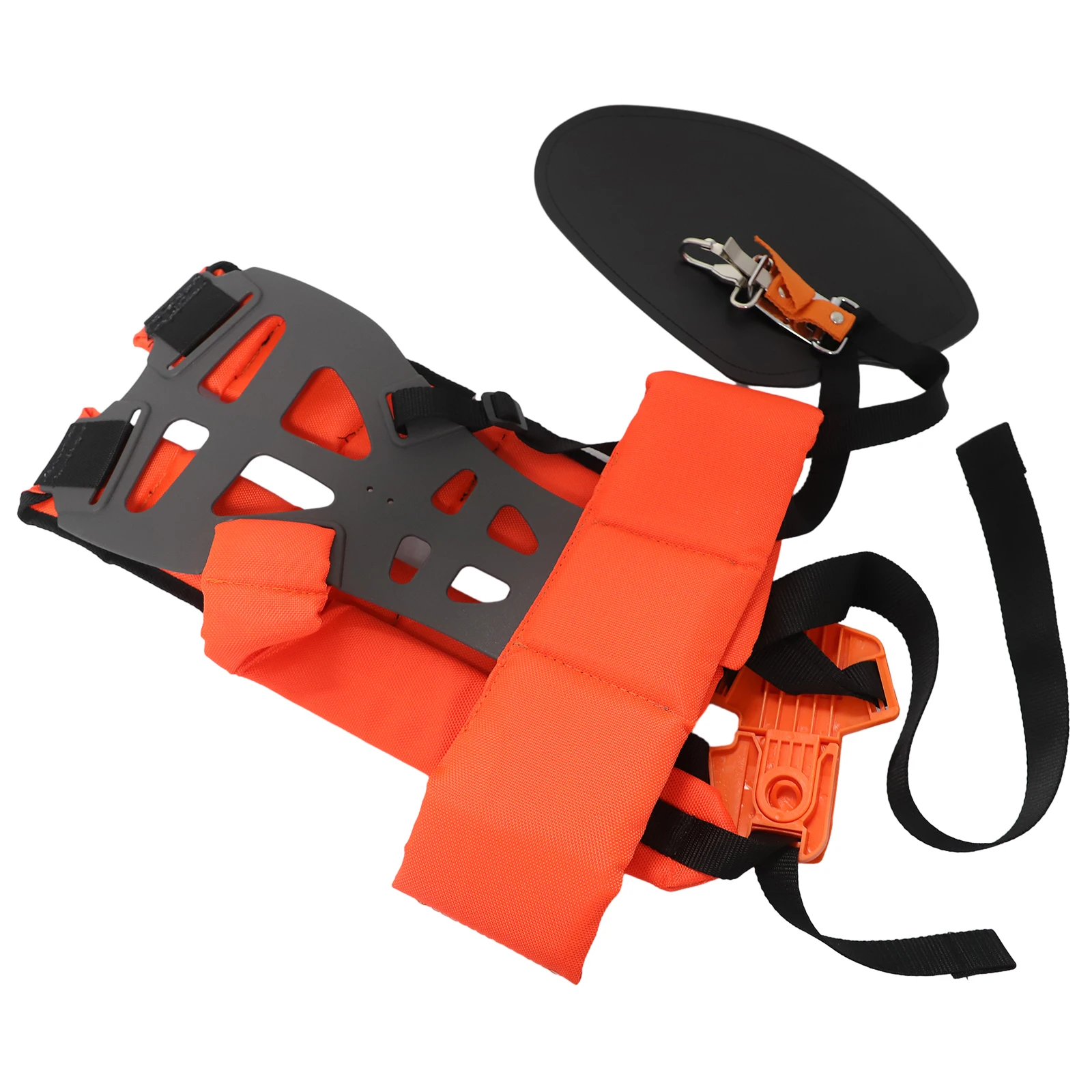 Description Picture 3 of itemPractical Lawn Mower Strap Shoulder Strap Accessory Cotton For Brushcutter Lawn Mower Nylon Orange Shoulder Strap Harness