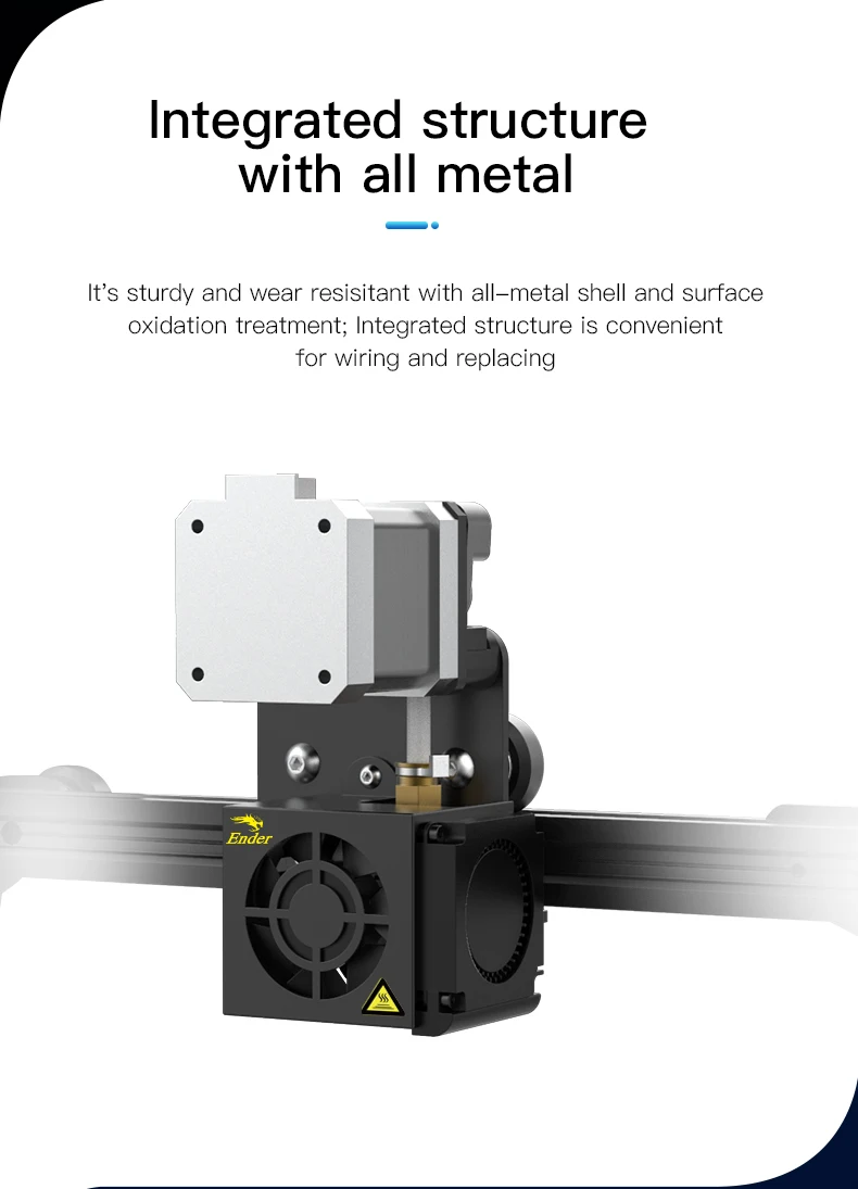 Description Picture 5 of itemCREALITY Ender 3 Direct Drive Extruder for Ender 3 / Ender-3 Pro Upgraded 42-40 Stepper Motor Hotend Kit 1.75mm Fan Cables