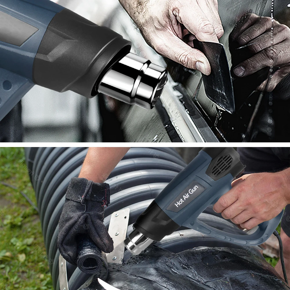 Heat Guns,2000W 110V Fast Heat/Overload Protection/Heavy Duty Hot Air Gun Kit Variable Temperature Control Overload Protection