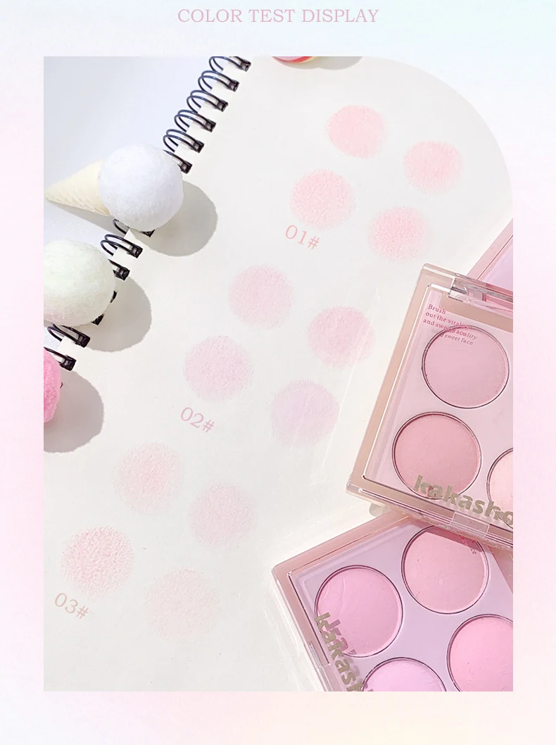 Description Picture 6 of itemKorean Blush Pallete Expansive Color Brightening Face Contouring Shadow Blusher Long-lasting Tint Cheek Korean Makeup Cosmetics