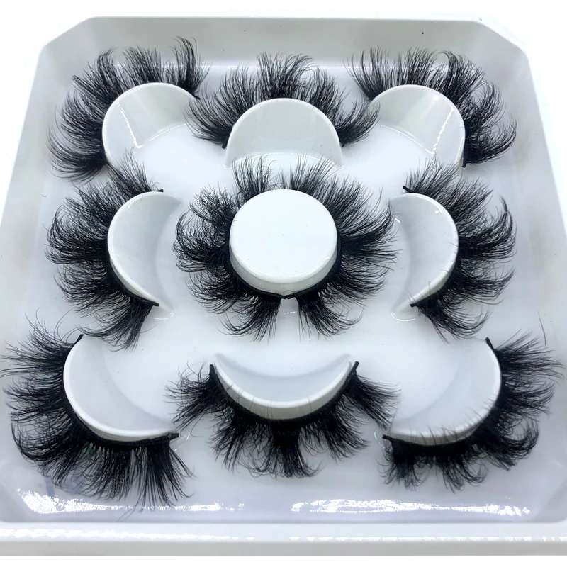 Description Picture 4 of itemHBZGTLAD New 5 pairs 8-25mm natural 3D false eyelashes fake lashes makeup kit Mink Lashes extension mink eyelashes maquiagem
