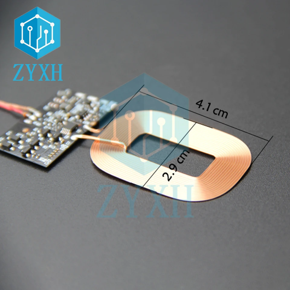 Qi Standard Wireless Charger Receiver Module DC 5V 1A PCBA Coil Board Universal Charging For Samsung Huawei iPhone For Iconic Brand