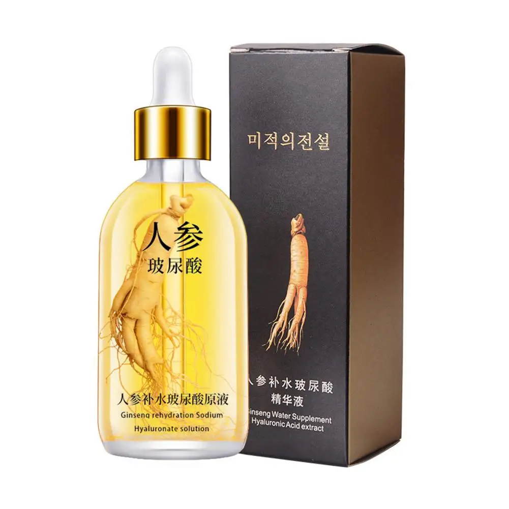 Description Picture 5 of item100ml Ginseng Essences Polypeptide Anti-wrinkle Face Serum Fade Fine Lines Hyaluronic Acid Moisturizing Facial Skin Face Essence