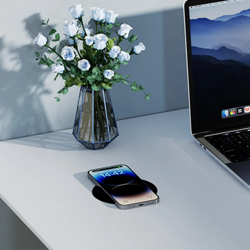 Air Charger 10W Wireless Charger Pad For iPhone 14 13 12 11 Pro XS X XR 8 Induction Fast Charging Pad for Samsung S23 S22 Iconic Brand