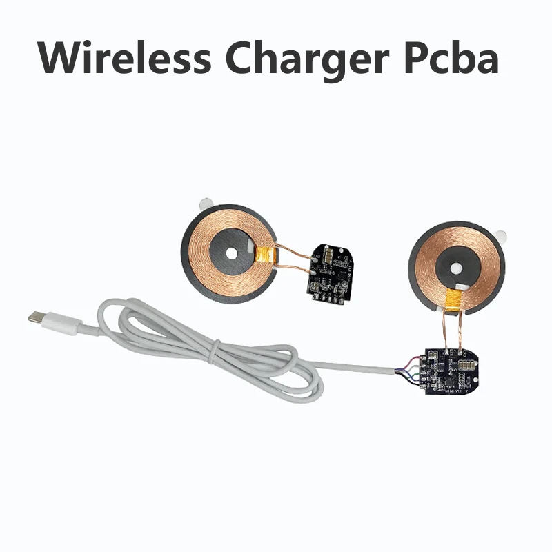 Description Picture 6 of item15W High Power Wireless Charger Module Transmitter PCBA Circuit Board with Qi Coil Support PD Fast Charging iphone 13