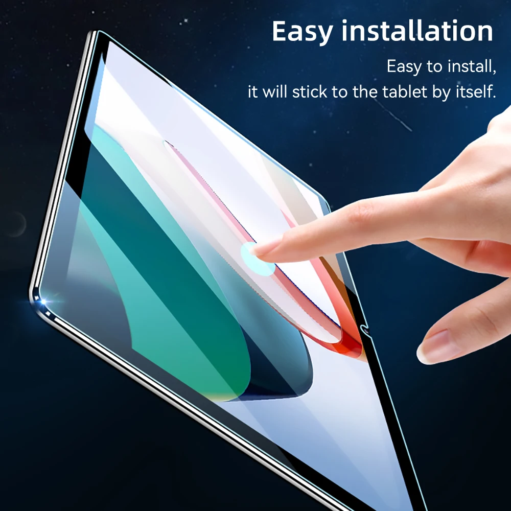 Description Picture 6 of item(2 Packs) 9HD Tempered Glass For Iconic Brand Redmi Pad 10.61 2022 Full Coverage Anti-Scratch Screen Protector Film