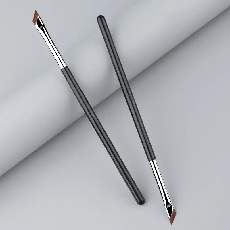 Eyeliner Brush Ultra Thin Fine Angle Flat Eyebrow Brush Liner Brow Place Makeup Brush Precise Detail Brush