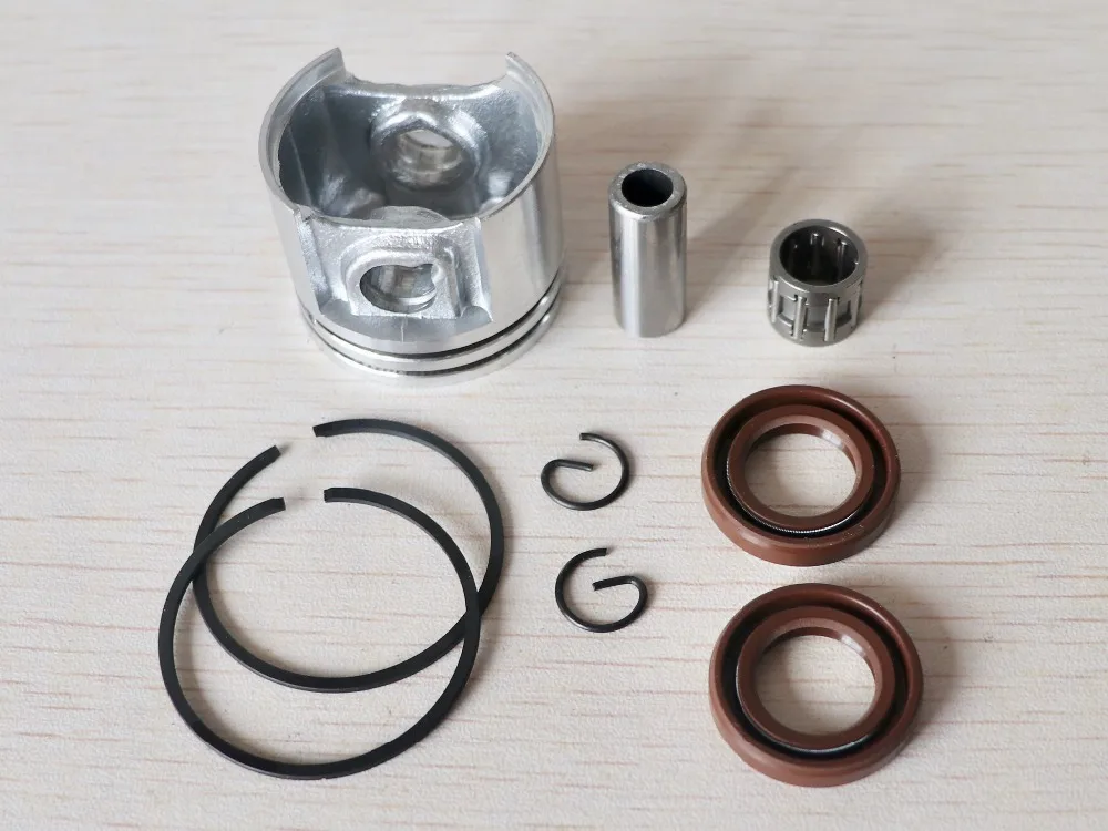 Description Picture 2 of item38MM Piston & Rings 10MM Pin Needle bearing oil seal repair part kit fit Stihl MS180 018 180 Chainsaw