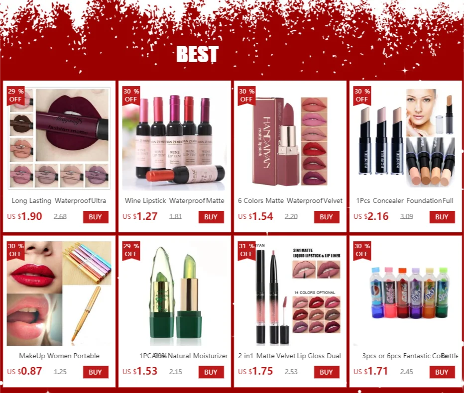 Description Picture 2 of item3pcs or 6pcs Fantastic Coke Bottle Color Change Makeup Lipstick Long Lasting Hydrating Lip Gloss