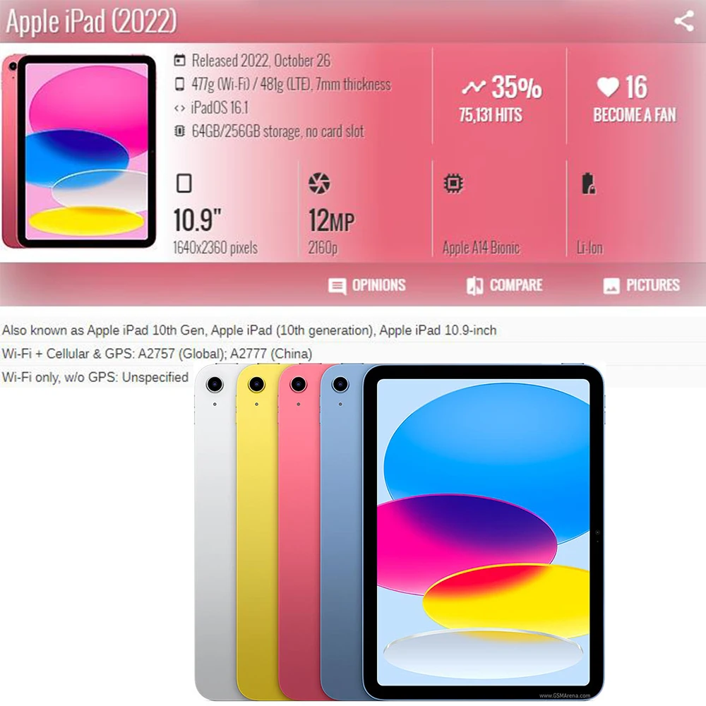 Description Picture 3 of item9H Tempered Glass For Apple iPad 10th Gen 10.9 inch 2022 A2757 A2777 A2696 Screen Protector For iPad 10th 10.9 Protective Film