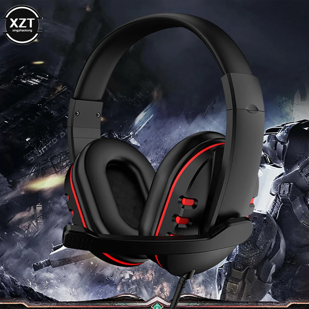 Wired gaming Headphones Gamer Headset with Microphone For PC Computer Laptop PS4 PS5 Play Station 4 5 Iconic Brand Switch Tablet