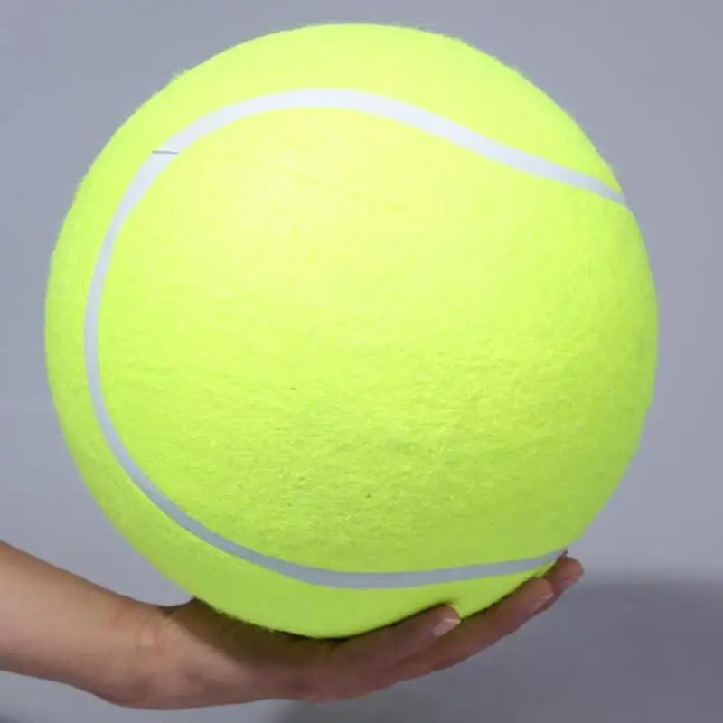 Description Picture 4 of item7/8/9.5Inch Dog Tennis Ball Giant Pet Toys for Dog Chewing Toy Signature Mega Jumbo Kids Ball Training Supplies Dropship Plush